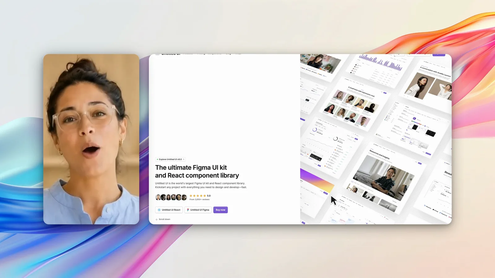 The Screen Recorder editor with a new recording on the timeline.