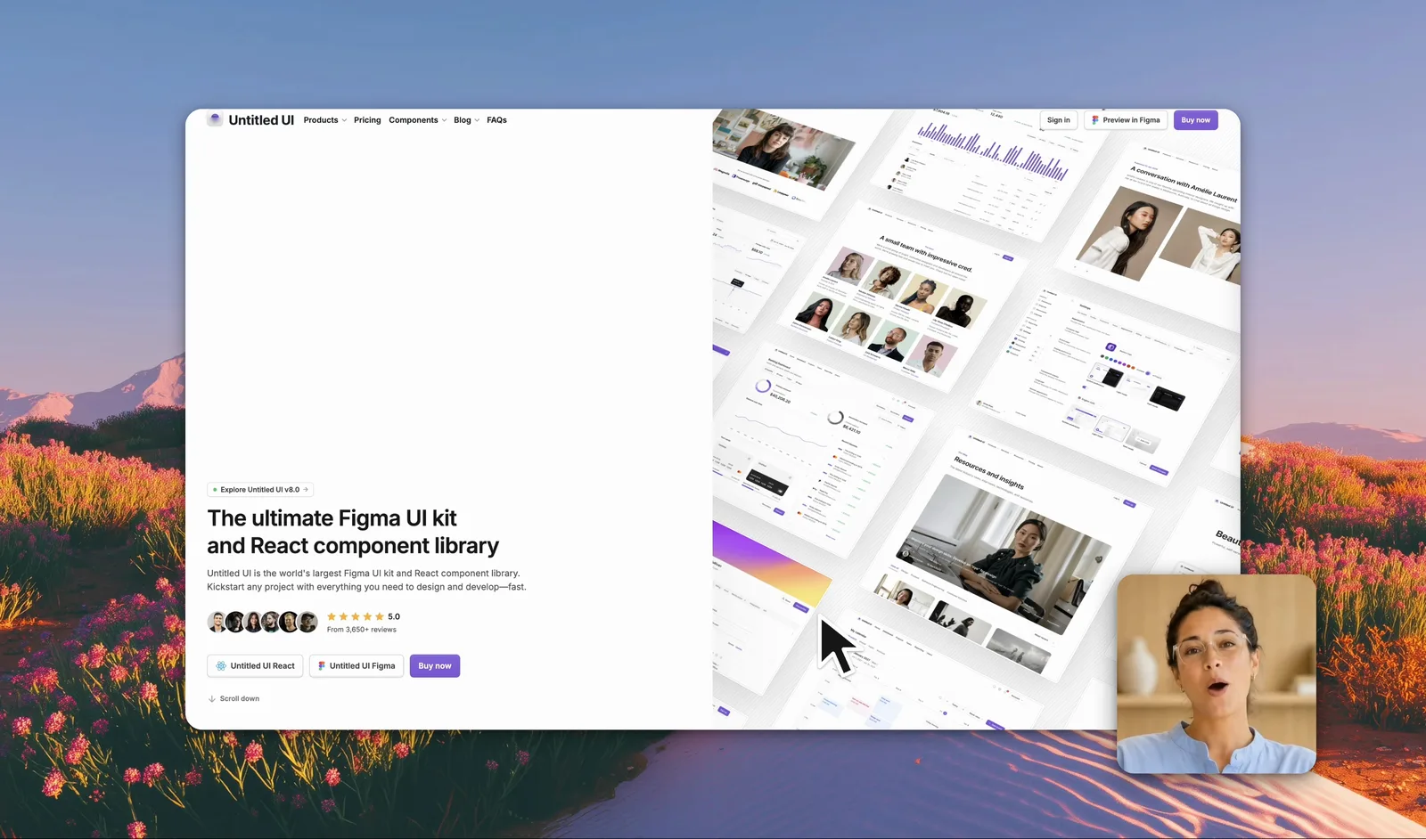 Vertical social clip